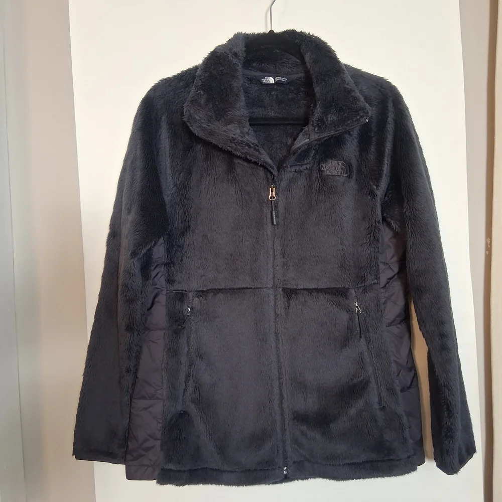 The North Face Fleece Jacket with Side Panels - Navy blue - Womens Size Large